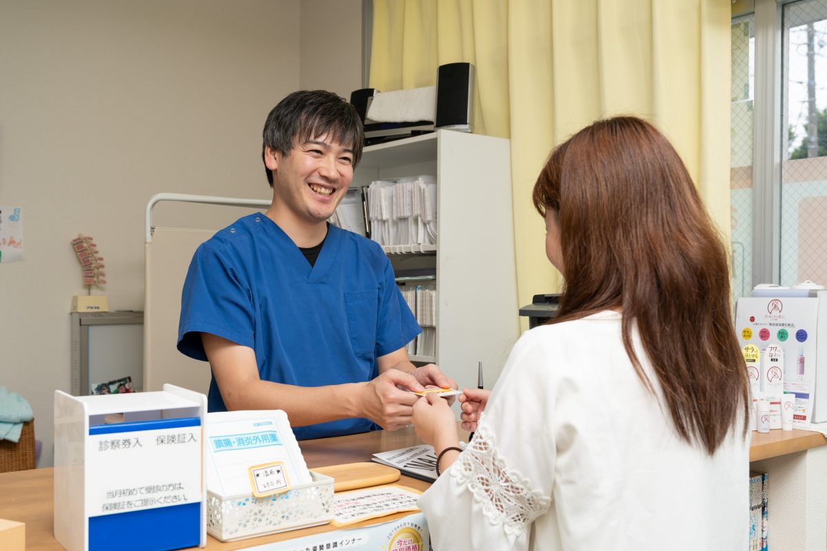 健康保険の取り扱いが可能です！リーズナブルで安心な施術が受けられます。